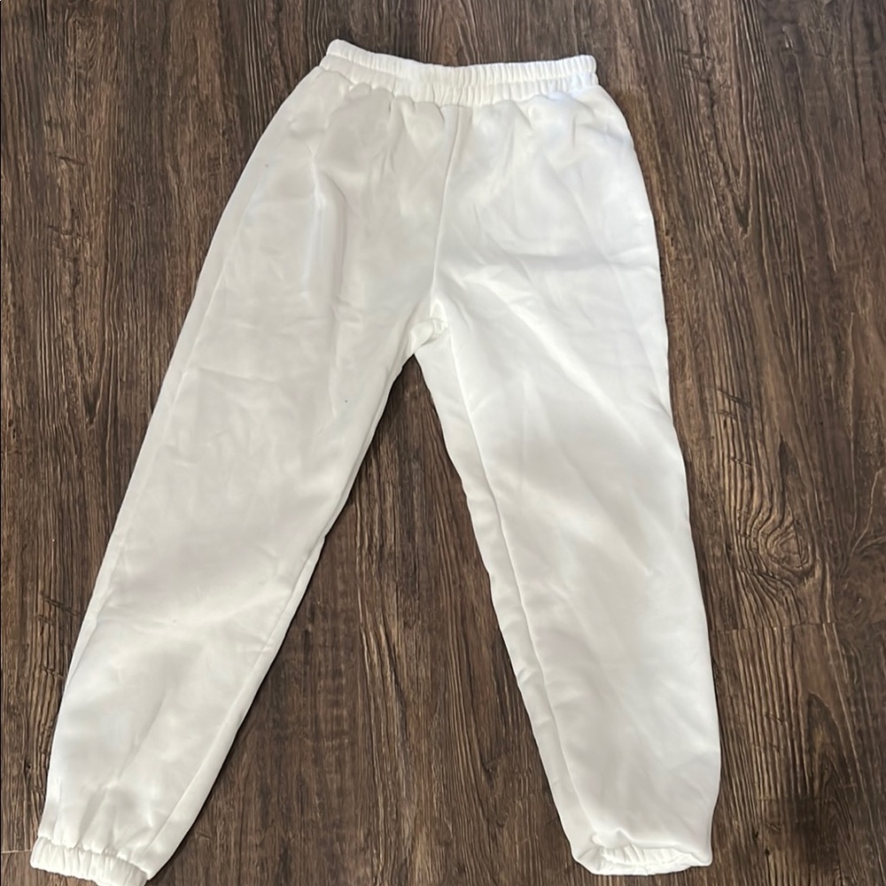 White  Jogger Pants